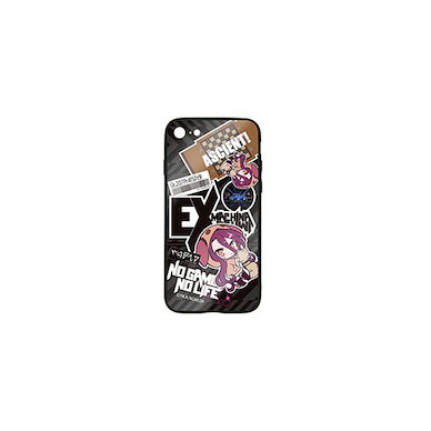 遊戲人生 「休比」貼紙風格 iPhone [7, 8, SE] (第2代) 強化玻璃 手機殼 Schwi Sticker Style Tempered Glass iPhone Case /7,8,SE (2nd Gen.)【No Game No Life】