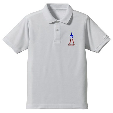 超人系列 (大碼) 禍特對 刺繡 白色 Polo Shirt SSSP Embroidery Polo Shirt /WHITE-L【Ultraman Series】