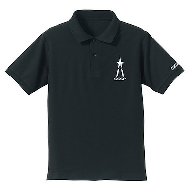 超人系列 (大碼) 禍特對 刺繡 黑色 Polo Shirt SSSP Embroidery Polo Shirt /BLACK-L【Ultraman Series】