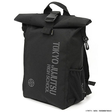 咒術迴戰 呪術高専 黑色 卷頂背囊 Curse Technical School Roll-top Backpack【Jujutsu Kaisen】