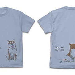 世界末日與柴犬同行 (細碼)「小春」石原雄先生デザイン おすわりハルさん ACID BLUE T-Shirt Yu Ishihara Design Osuwari Haru-san T-Shirt /ACID BLUE-S【Doomsday With My Dog】