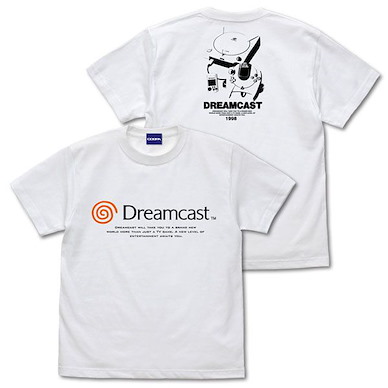 Dreamcast (DC) (中碼) Dreamcast 主機 白色 T-Shirt Dreamcast Hard T-Shirt /WHITE-M【Dreamcast】