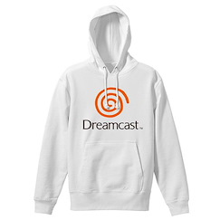 Dreamcast (DC) (大碼) Dreamcast 白色 連帽衫 Dreamcast Pullover Hoodie /WHITE-L【Dreamcast】