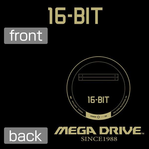 Mega Drive : 日版 (大碼)  MEGA DRIVE 16-BIT 黑色 外套