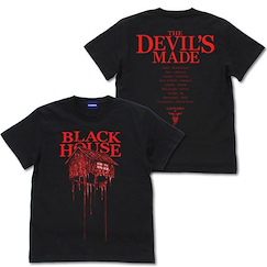 異獸魔都 (加大) 黒い家 黑色 T-Shirt Black House T-Shirt /BLACK-XL【Dorohedoro】