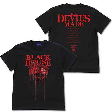 異獸魔都 (中碼) 黒い家 黑色 T-Shirt Black House T-Shirt /BLACK-M【Dorohedoro】