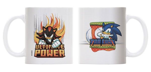 超音鼠 「超音鼠 + Shadow the Hedgehog」全彩 陶瓷杯 SONIC & SHADOW Full Color Mug【Sonic the Hedgehog】