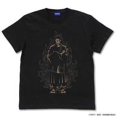 咒術迴戰 (加大)「夏油傑」黑色 T-Shirt Suguru Geto T-Shirt /BLACK-XL【Jujutsu Kaisen】