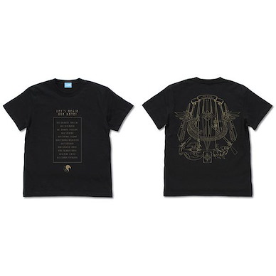 約會大作戰 (細碼) 天使 黑色 T-Shirt Angel T-Shirt /BLACK-S【Date A Live】