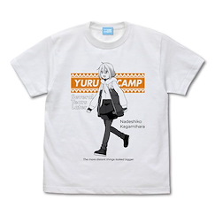搖曳露營△ : 日版 (大碼)「各務原撫子」白色 T-Shirt