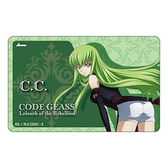 Code Geass 叛逆的魯魯修 : 日版 「C.C.」turn around IC 咭貼紙