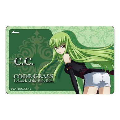 Code Geass 叛逆的魯魯修 「C.C.」turn around IC 咭貼紙 turn around IC Card Sticker C.C.【Code Geass】