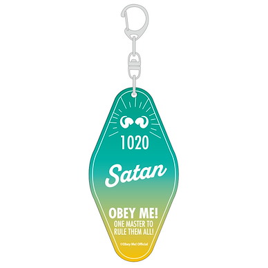 Obey Me！ 「撒旦」名字 亞克力匙扣 Acrylic Key Chain Satan【Obey Me!】