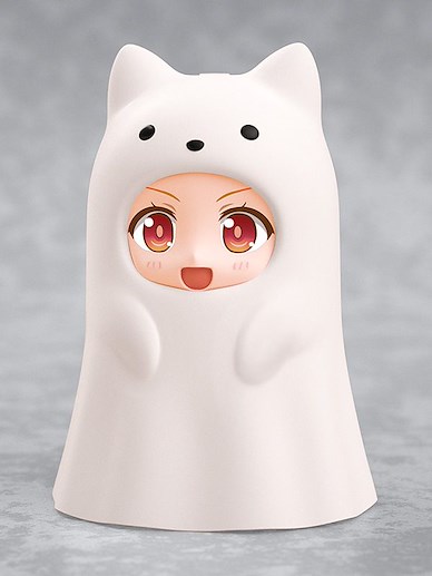 黏土人配件 黏土人配件系列 玩偶裝 妖怪貓咪 白色 Kigurumi Face Parts Case Ghost Cat (White)【Nendoroid More】