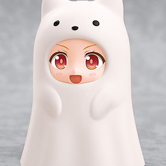 黏土人配件 黏土人配件系列 玩偶裝 妖怪貓咪 白色 Kigurumi Face Parts Case Ghost Cat (White)【Nendoroid More】