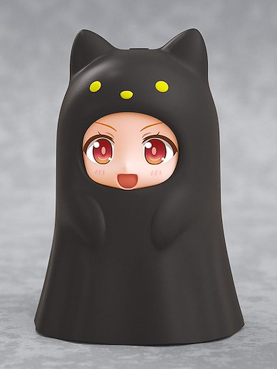 黏土人配件 黏土人配件系列 玩偶裝 妖怪貓咪 黑色 Kigurumi Face Parts Case Ghost Cat (Black)【Nendoroid More】