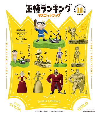 國王排名 角色擺設 食玩 (10 個入) Mascot Fig (10 Pieces)【Ranking of Kings】