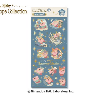 星之卡比 「卡比」KIRBY 星座系列 透明貼紙 B KIRBY Horoscope Collection Clear Sticker B (12 Pieces)【Kirby's Dream Land】