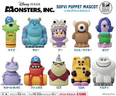 怪獸公司 軟膠指偶公仔 (10 個入) Soft Vinyl Puppet Mascot (10 Pieces)【Monsters, Inc.】