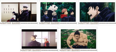 咒術迴戰 15話場面描寫 明信片 Set (1 套 5 款) Postcard Set Episode 15 Scenes【Jujutsu Kaisen】