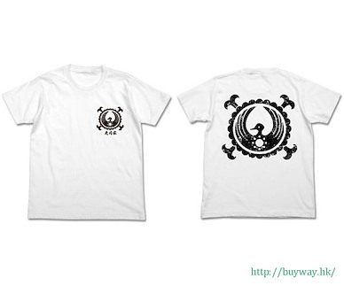 海賊王 (細碼)「光月家」白色 T-Shirt Kouzuki-ke T-Shirt / WHITE-S【ONE PIECE】