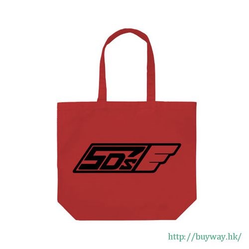 遊戲王 系列 : 日版 「Team 5D's」紅色 大容量 手提袋