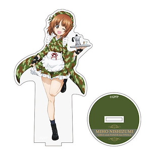 少女與戰車 「西住美穗」迷彩女僕服 亞克力企牌 New Illustration Miho Nishizumi Acrylic Stand Military Maid ver.【Girls and Panzer】
