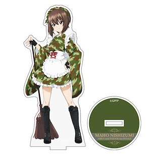 少女與戰車 「西住真穗」迷彩女僕服 亞克力企牌 New Illustration Maho Nishizumi Acrylic Stand Military Maid ver.【Girls and Panzer】