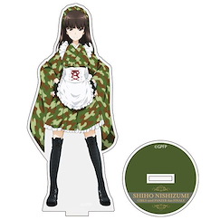 少女與戰車 「西住志穗」迷彩女僕服 亞克力企牌 New Illustration Shiho Nishizumi Acrylic Stand Military Maid ver.【Girls and Panzer】