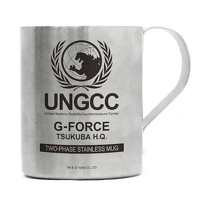 哥斯拉系列 UNGCC 雙層不銹鋼杯 G-Force 2-layer Stainless Steel Mug【Godzilla Series】