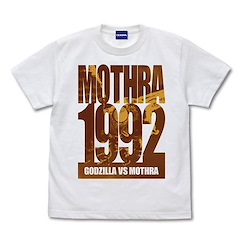 哥斯拉系列 (細碼)「魔斯拉」1992 白色 T-Shirt Mothra T-Shirt /WHITE-S【Godzilla Series】