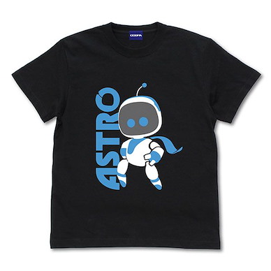 太空機器人遊戲間 (中碼)「ASTRO」黑色 T-Shirt ASTRO T-Shirt /BLACK-M【Astro's Playroom】