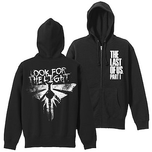 最後生還者 (加大) LOOK FOR THE LIGHT 黑色 連帽拉鏈外套 Firefly Zip Hoodie / BLACK-XL【The Last of Us】