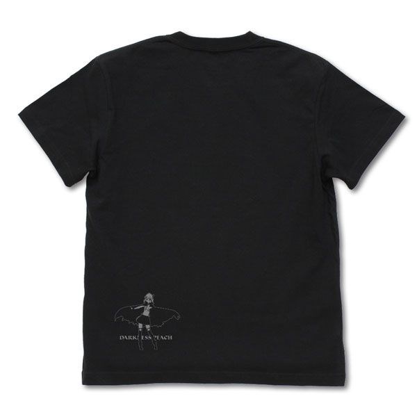 街角魔族 : 日版 (加大)「千代田桃」闇堕ち 黑色 T-Shirt