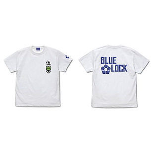 BLUE LOCK 藍色監獄 (細碼) BLUE LOCK 白色 T-Shirt TV Anime Supplies Style T-Shirt /WHITE-S【Blue Lock】