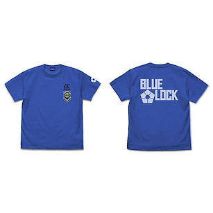 BLUE LOCK 藍色監獄 (中碼) BLUE LOCK 寶藍色 T-Shirt TV Anime Supplies Style T-Shirt /ROYAL BLUE-M【Blue Lock】