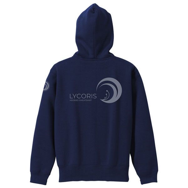 Lycoris Recoil 莉可麗絲 : 日版 (中碼) LYCORIS 深藍色 連帽拉鏈外套