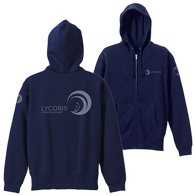 Lycoris Recoil 莉可麗絲 (中碼) LYCORIS 深藍色 連帽拉鏈外套 Lycoris Zip Hoodie /NAVY-M【Lycoris Recoil】