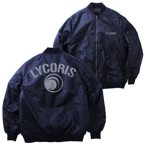 Lycoris Recoil 莉可麗絲 : 日版 (大碼) LYCORIS MA-1 深藍色 外套