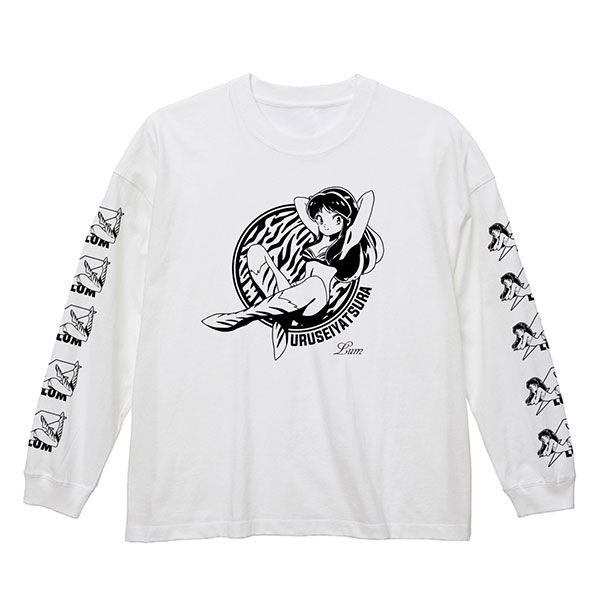 山T女福星 : 日版 (大碼)「阿琳」寬鬆 長袖 白色 T-Shirt