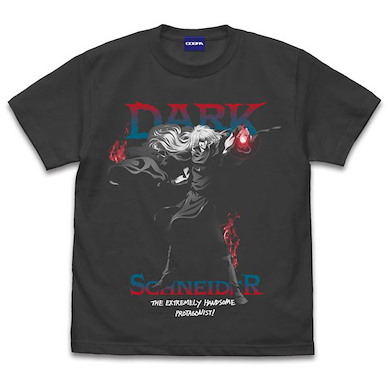 BASTARD!! －暗黑之破壞神－ (中碼)「達克」墨黑色 T-Shirt Anime -Heavy Metal, Dark Fantasy- Dark Schneider T-Shirt /SUMI-M【BASTARD!!】