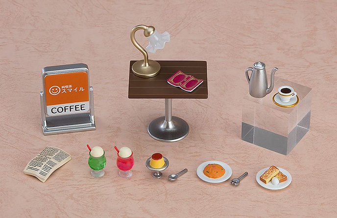 黏土人配件 : 日版 黏土人配件系列 配件收藏 咖啡店 (6 個入)