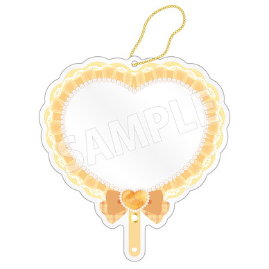 周邊配件 Pic Clear 心形亞克力框架 蜜糖Latte Pic Clear Acrylic Frame Heart Uchiwa Ver. Melty Honey Latte【Boutique Accessories】