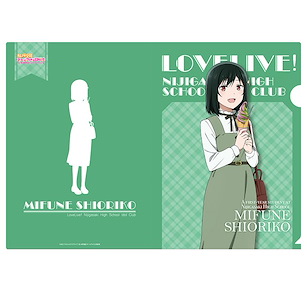 LoveLive! 虹咲學園校園偶像同好會 「三船栞子」秋冬私服 A4 文件套 A4 Clear File Autumn & Winter Odekake 11 Mifune Shioriko【Love Live! Nijigasaki Academy School Idol Club】