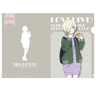 LoveLive! 虹咲學園校園偶像同好會 「米雅」秋冬私服 A4 文件套 A4 Clear File Autumn & Winter Odekake 12 Mia Taylor【Love Live! Nijigasaki Academy School Idol Club】