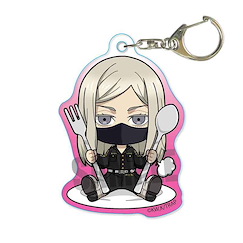 東京復仇者 「三途春千夜」拿起餐具 亞克力匙扣 Gochi Chara Acrylic Key Chain Sanzu Haruchiyo【Tokyo Revengers】