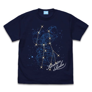 偶像大師 灰姑娘女孩 (加大)「諸星煌梨」機械人和星座 深藍色 T-Shirt Kirarin Robo & Constellation T-Shirt /NAVY-XL【The Idolm@ster Cinderella Girls】