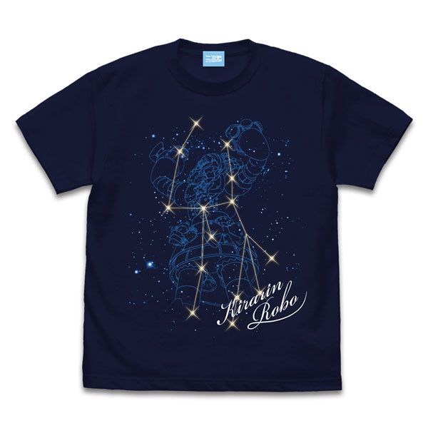 偶像大師 灰姑娘女孩 : 日版 (大碼)「諸星煌梨」機械人和星座 深藍色 T-Shirt