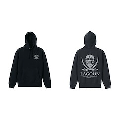 黑礁 (細碼) 黑礁商會 黑色 連帽衫 Lagoon Company Pullover Hoodie /BLACK-S【Black Lagoon】