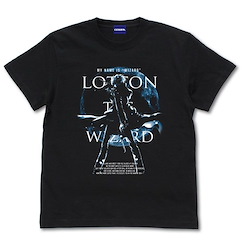 黑礁 : 日版 (大碼)「羅頓」黑色 T-Shirt